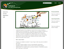 Tablet Screenshot of ce.sd33.bc.ca