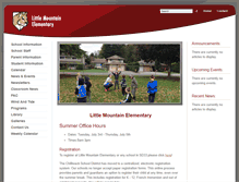 Tablet Screenshot of littlemountain.sd33.bc.ca